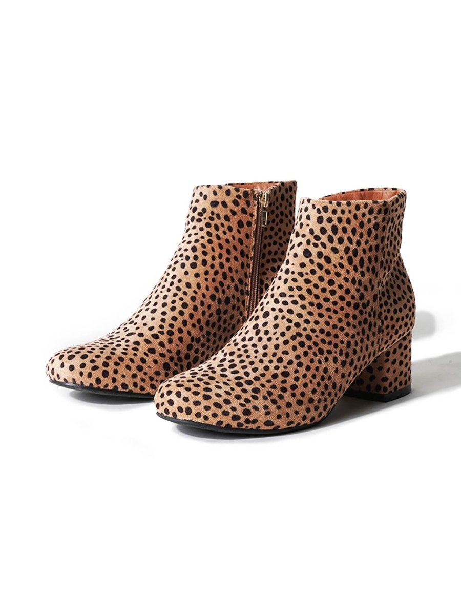 Jody | Cheetah Booties by J.Adams – Don't Panic Shoes