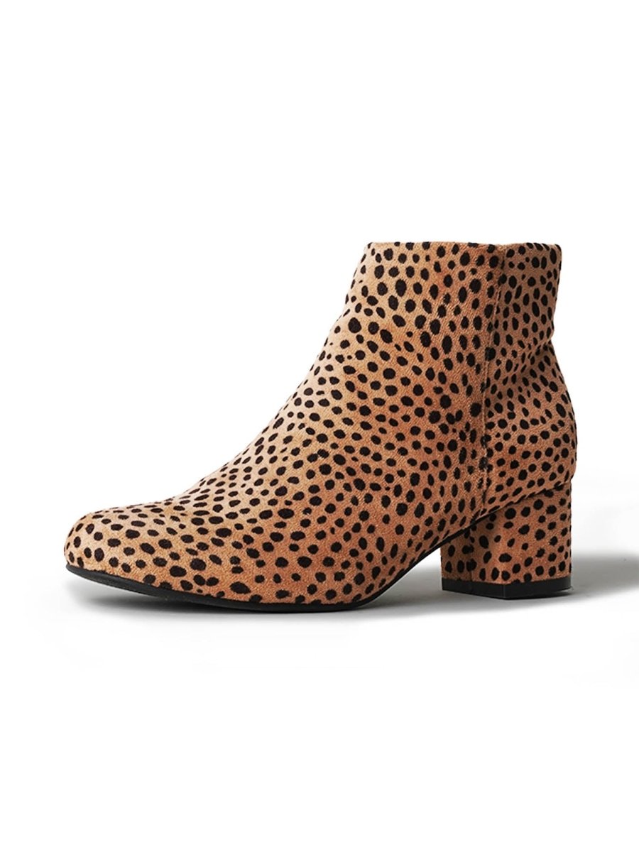 Jody | Cheetah Booties by J.Adams – Don't Panic Shoes