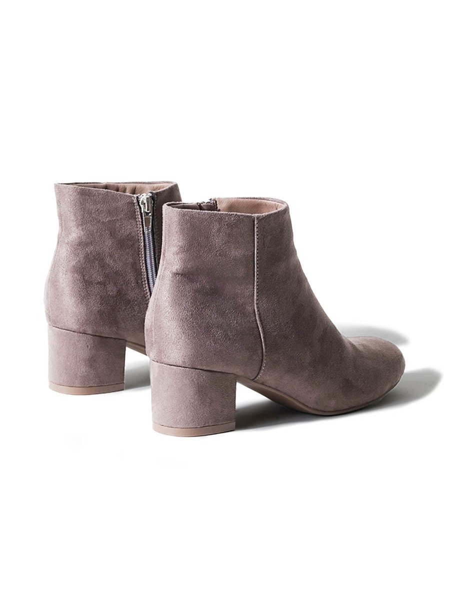 Jody | Taupe Booties by J.Adams – Don't Panic Shoes
