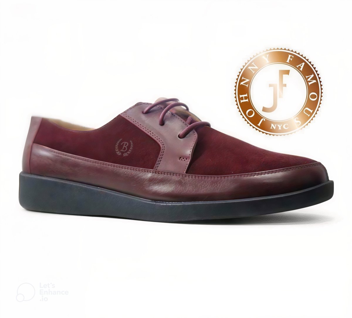 Men\'s Bally vintage Burgundy Leather Loafers Vintage Bally Italy Dress Shoes Men main image 2