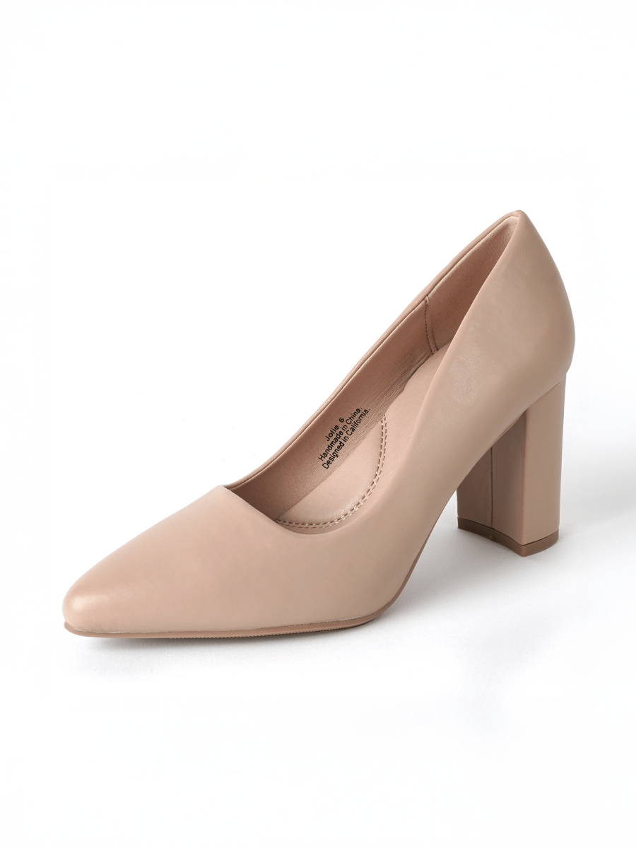 Jolie | Nude Heels by J.Adams – Don't Panic Shoes