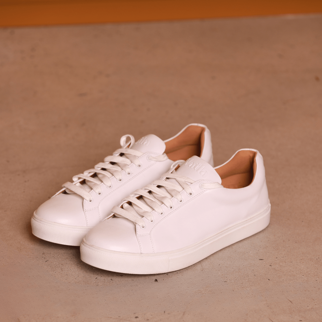 Jordin Sneakers White Shoes by Vaila Shoes – Don't Panic Shoes