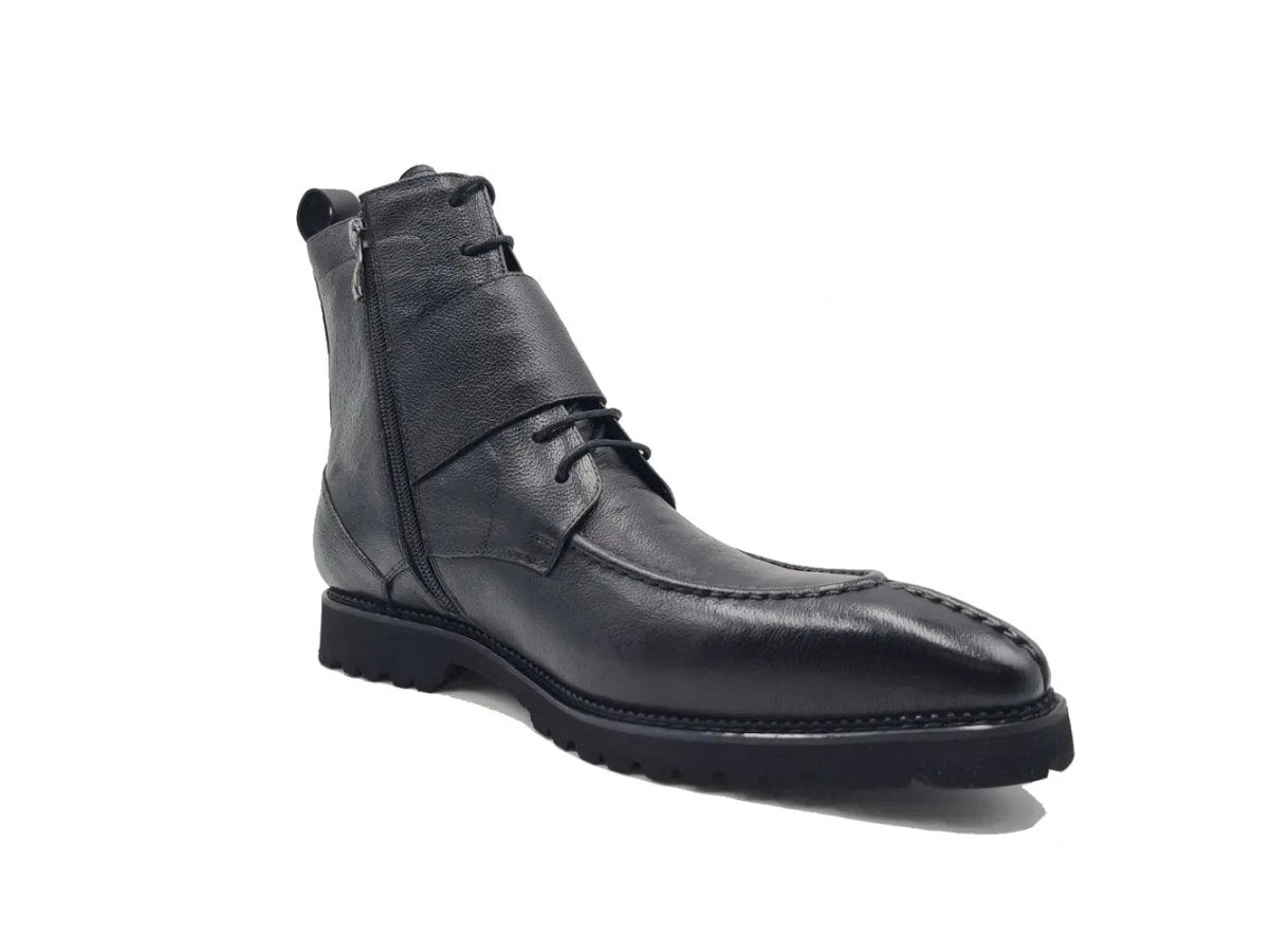 Kb Rugged Split Toe Lace Up Boot Leather Boot Kb480 - 03 Boots by Carrucci Shoes – Don't Panic Shoes