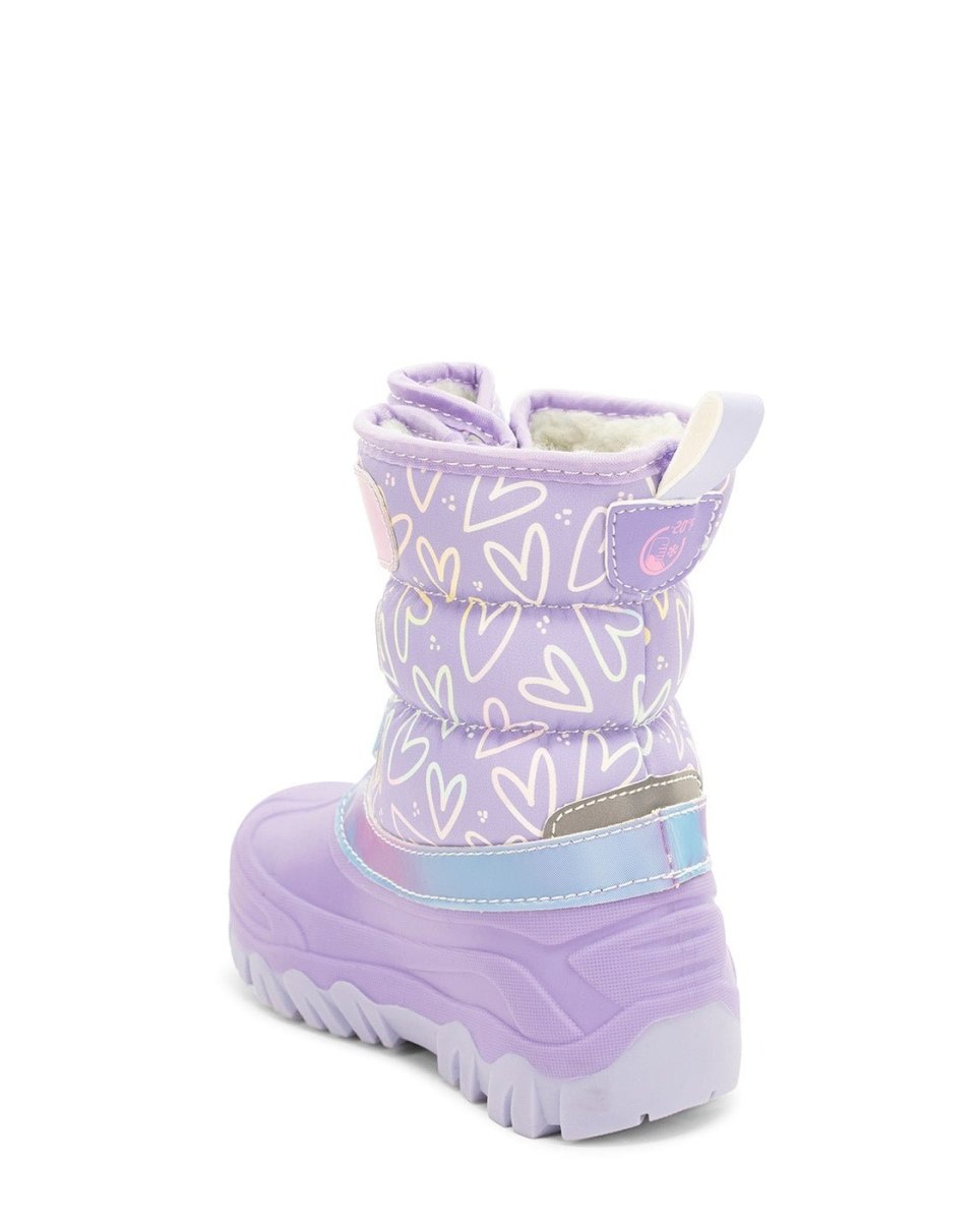 Kids Ascend Faux Fur Cold Weather Boot - Purple Snow Boots by Western Chief Kids' – Don't Panic Shoes