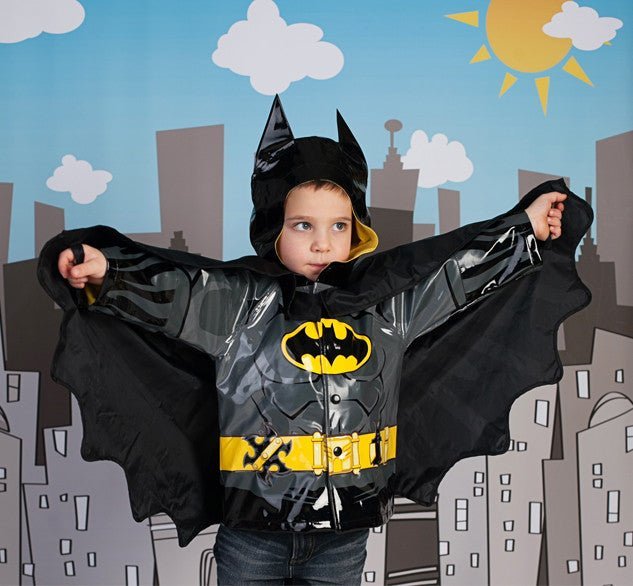 Kids Batman Raincoat - Black Rain Coats by Western Chief Kids' – Don't Panic Shoes