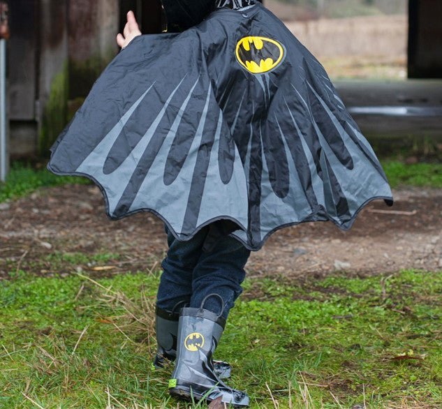 Kids Batman Raincoat - Black Rain Coats by Western Chief Kids' – Don't Panic Shoes
