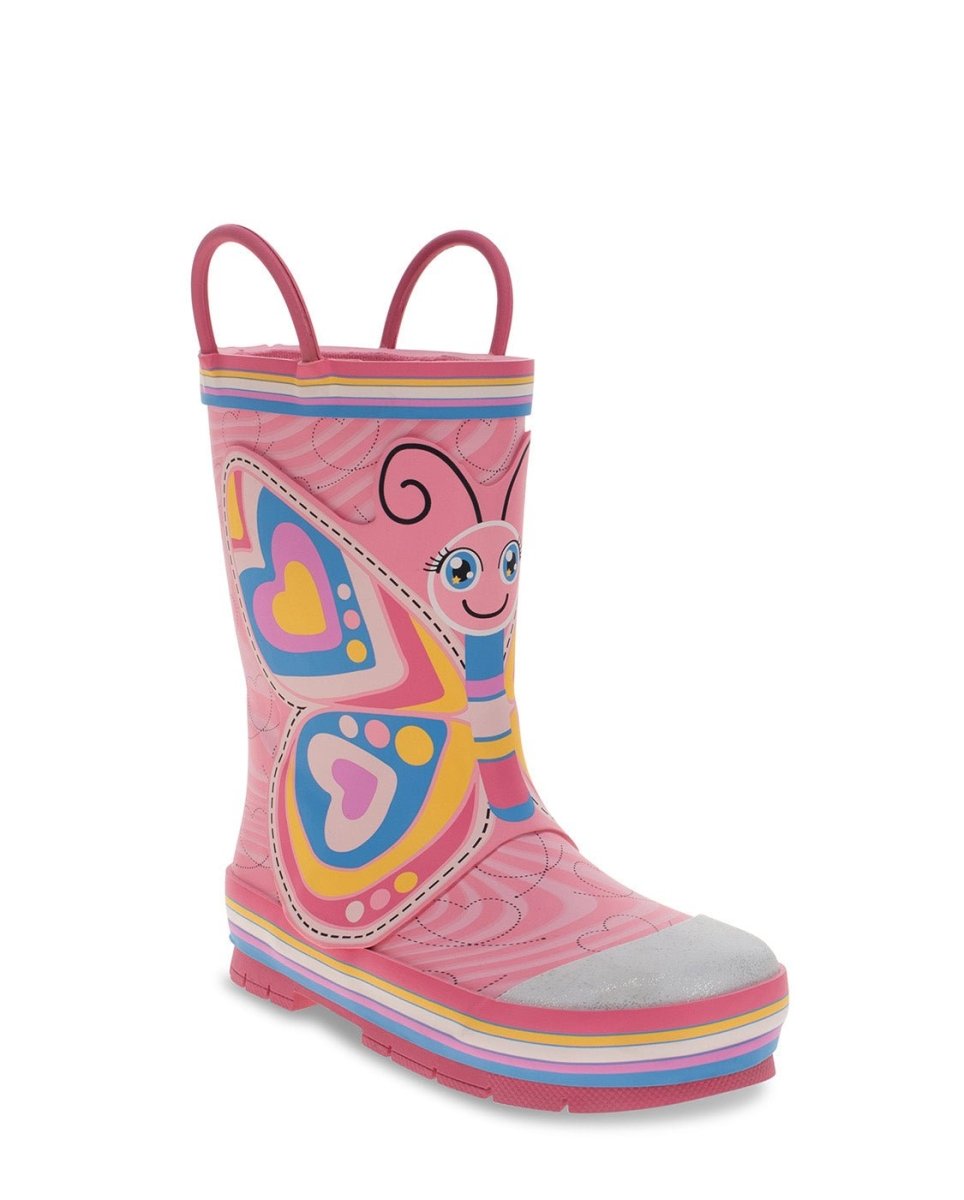 Kids Bella Butterfly Rain Boot - Pink Rain Boots by Western Chief Kids' – Don't Panic Shoes