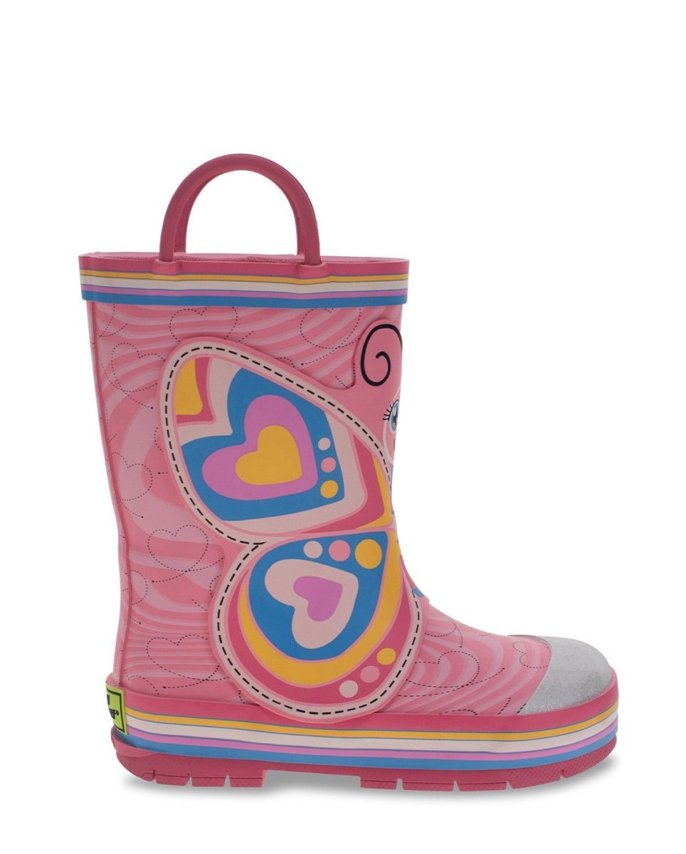 Kids Bella Butterfly Rain Boot - Pink Rain Boots by Western Chief Kids' – Don't Panic Shoes