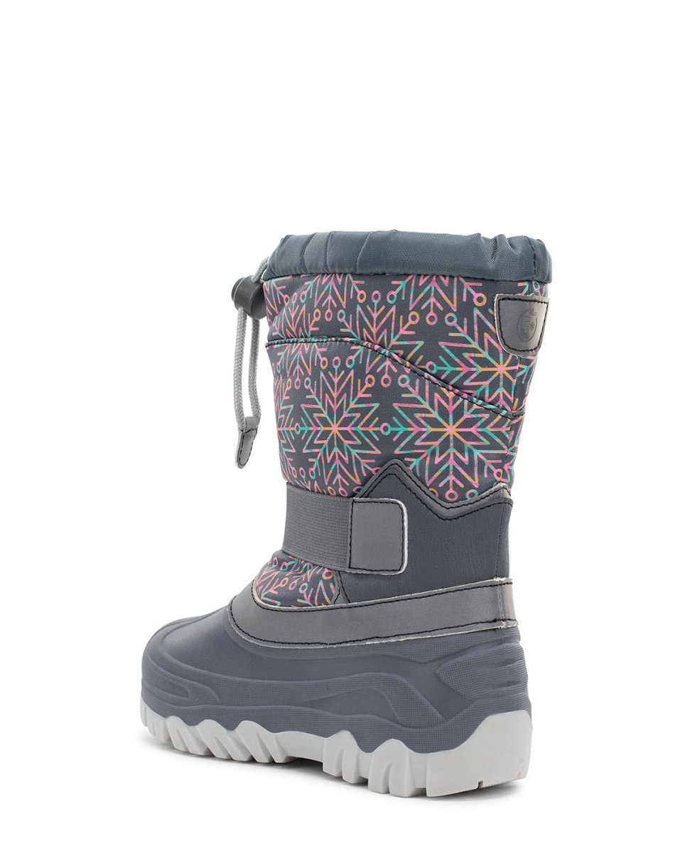 Kids Blizzard Youth Cold Weather Boot - Gray Snow Boots by Western Chief Kids' – Don't Panic Shoes