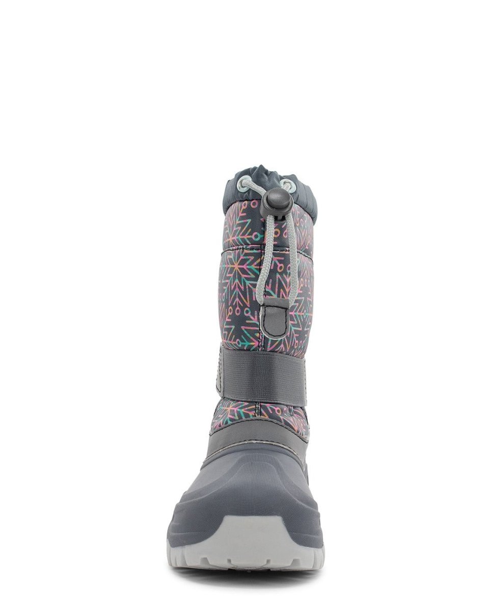 Kids Blizzard Youth Cold Weather Boot - Gray Snow Boots by Western Chief Kids' – Don't Panic Shoes