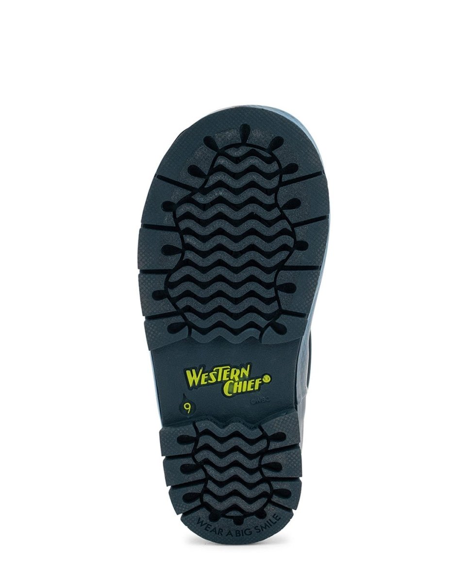Kids Chiller Sharks Rain Boot - Navy Rain Boots by Western Chief Kids' Sale – Don't Panic Shoes