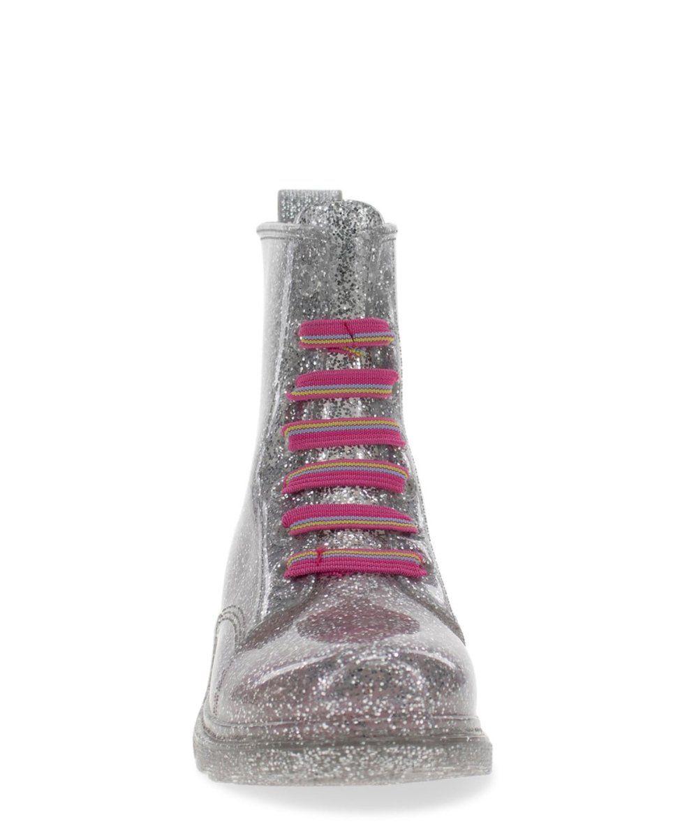 Kids Combat Ankle Rain Boot - Silver Rain Boots by Western Chief Kids' Sale – Don't Panic Shoes