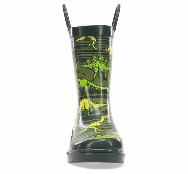 Kids Dino Quest Rain Boot - Olive Rain Boots by Western Chief Kids' – Don't Panic Shoes