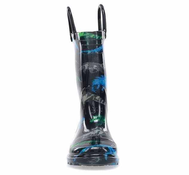 Kids Dinosaur Friends Lighted Rain Boot - Black Rain Boots by Western Chief Kids' – Don't Panic Shoes