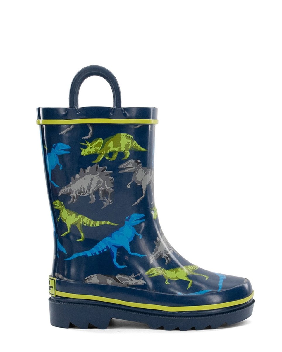 Kids Dinosaur Friends Rain Boot - Navy Rain Boots by Western Chief Kids' – Don't Panic Shoes
