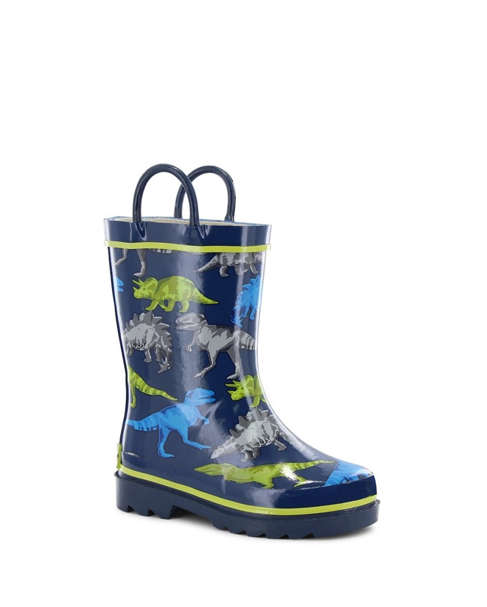 Kids Dinosaur Friends Rain Boot - Navy Rain Boots by Western Chief Kids' – Don't Panic Shoes