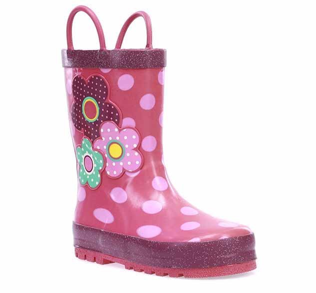 Kids Flower Cutie Rain Boot - Pink Rain Boots by Western Chief Kids' – Don't Panic Shoes