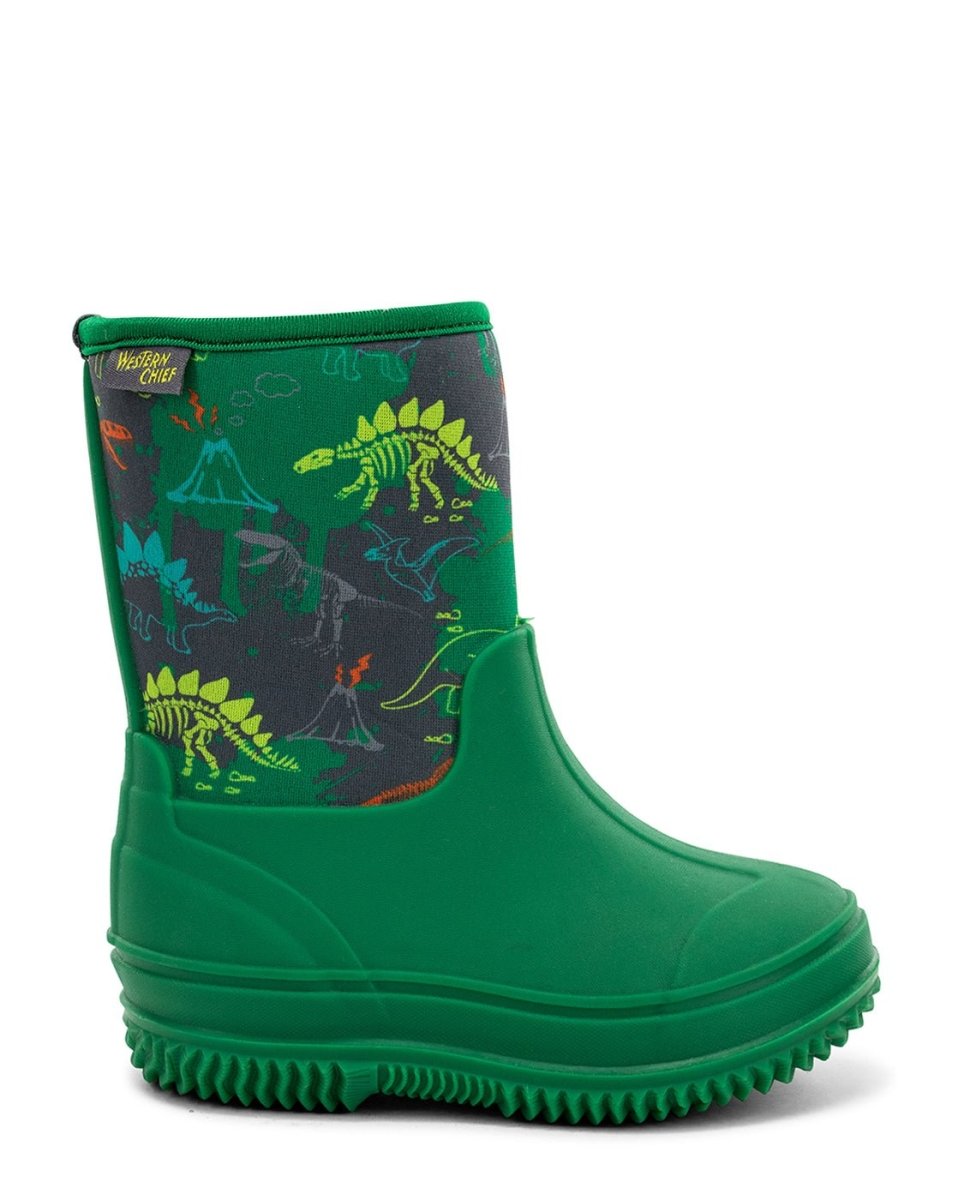 Kids Freestyle Neoprene Cold Weather Boot - Green Snow Boots by Western Chief Kids' – Don't Panic Shoes