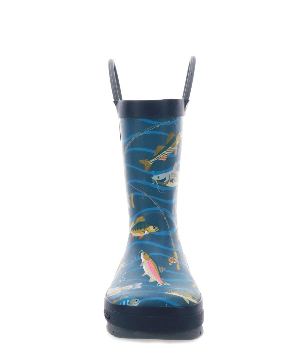 Kids Gone Fish'n Rain Boot - Navy Rain Boots by Western Chief Kids' – Don't Panic Shoes