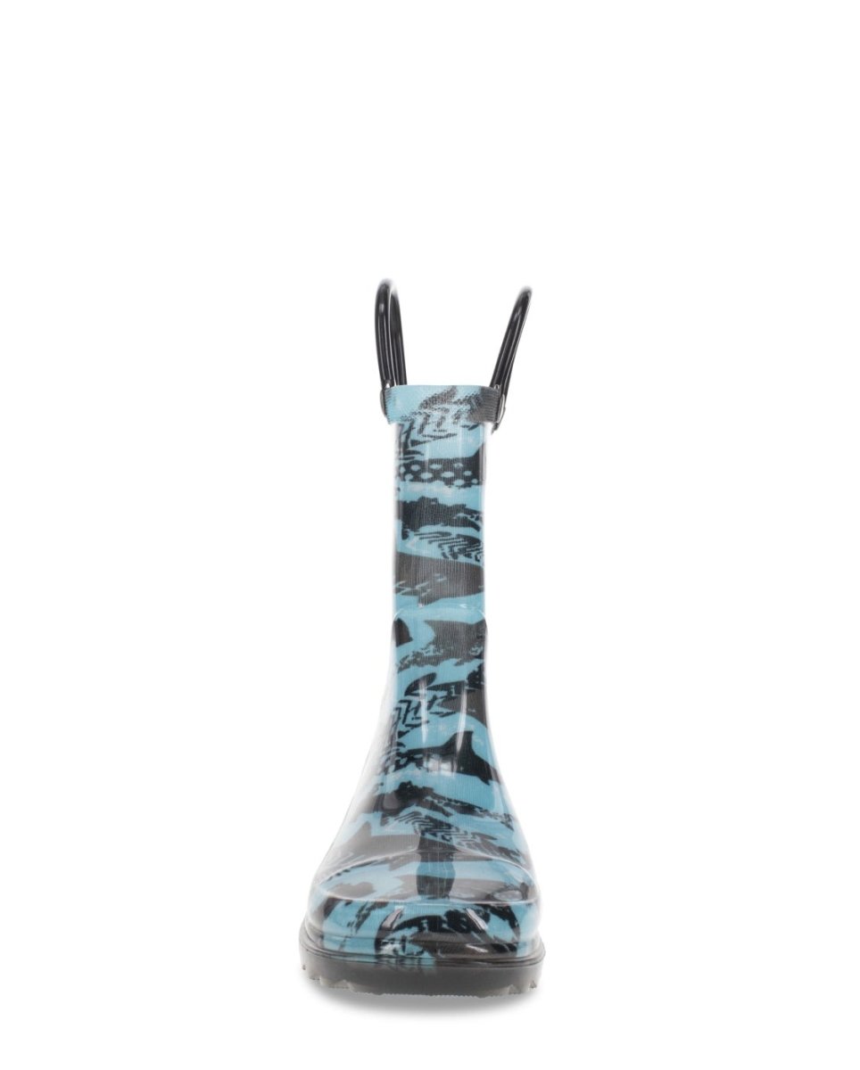 Kids Grunge Shark Lighted Rain Boot - Blue Rain Boots by Western Chief Kids' – Don't Panic Shoes