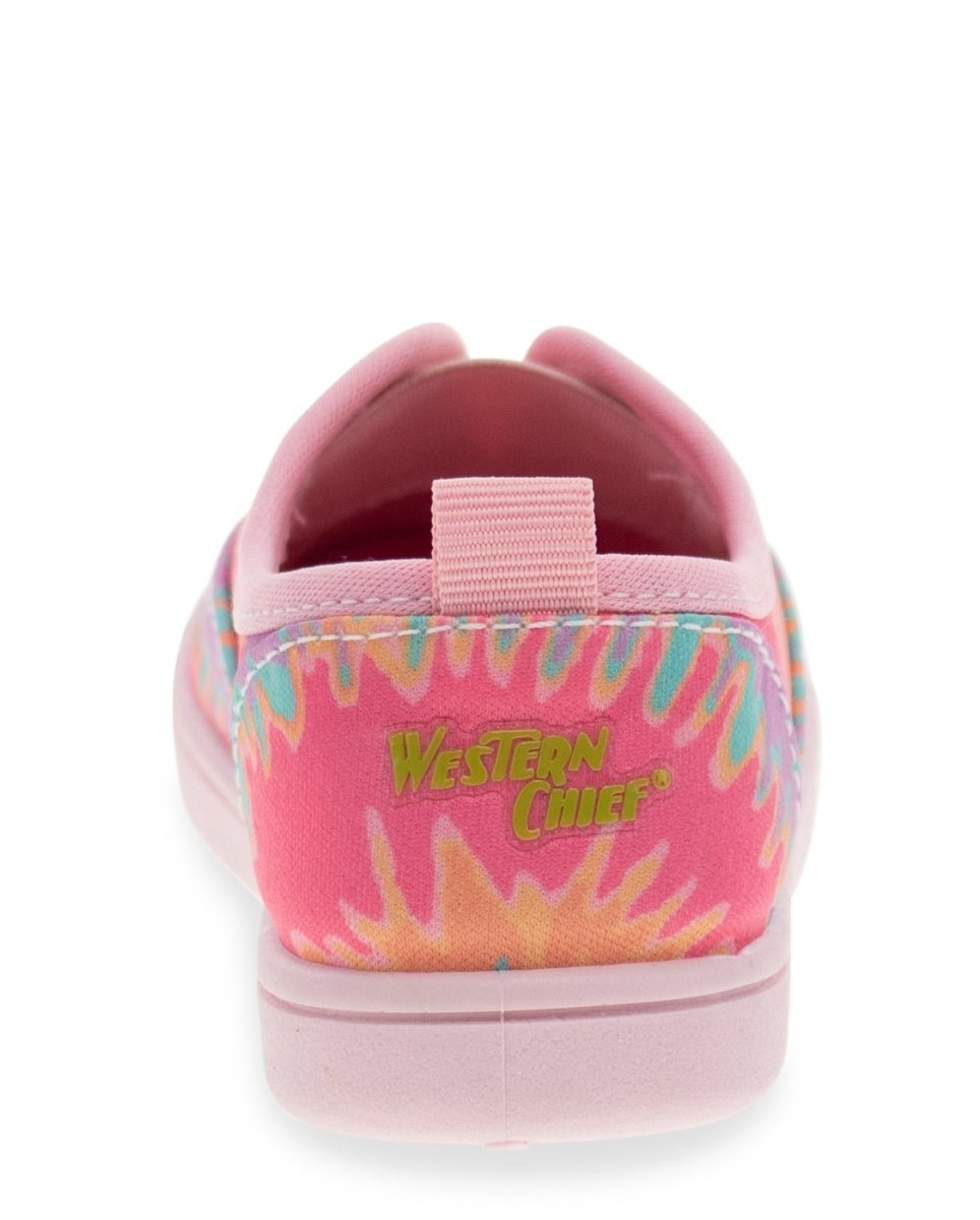 Kids Jetty Tie Dye Slip On - Pink Sneakers by Western Chief Kids' Sale – Don't Panic Shoes