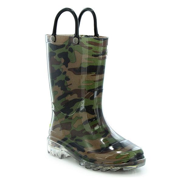 Kids Lighted Rain Boot - Camo Rain Boots by Western Chief Kids' – Don't Panic Shoes