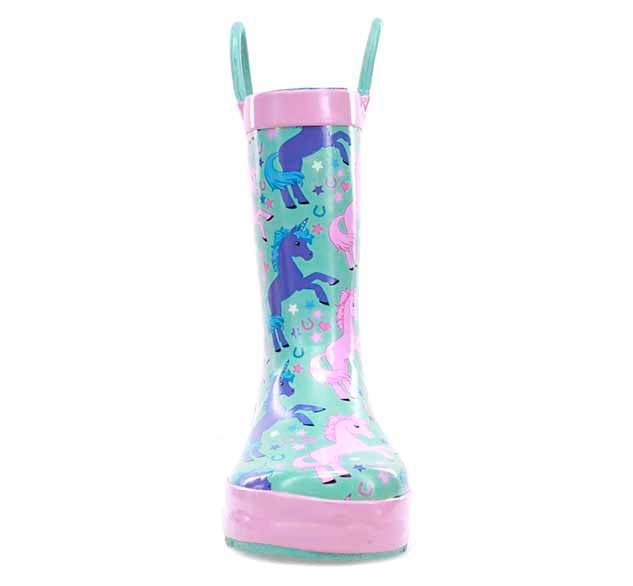 Kids Lucky Unicorn Rain Boot - Turquoise Rain Boots by Western Chief Kids' – Don't Panic Shoes