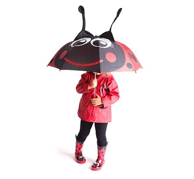 Kids Lucy Ladybug Umbrella - Red Umbrellas by Western Chief Kids' – Don't Panic Shoes