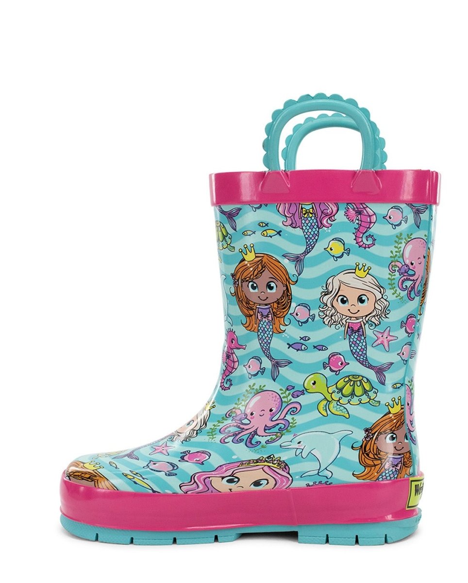 Kids Mermaid Magic Rain Boot - Aqua Rain Boots by Western Chief Kids' Sale – Don't Panic Shoes