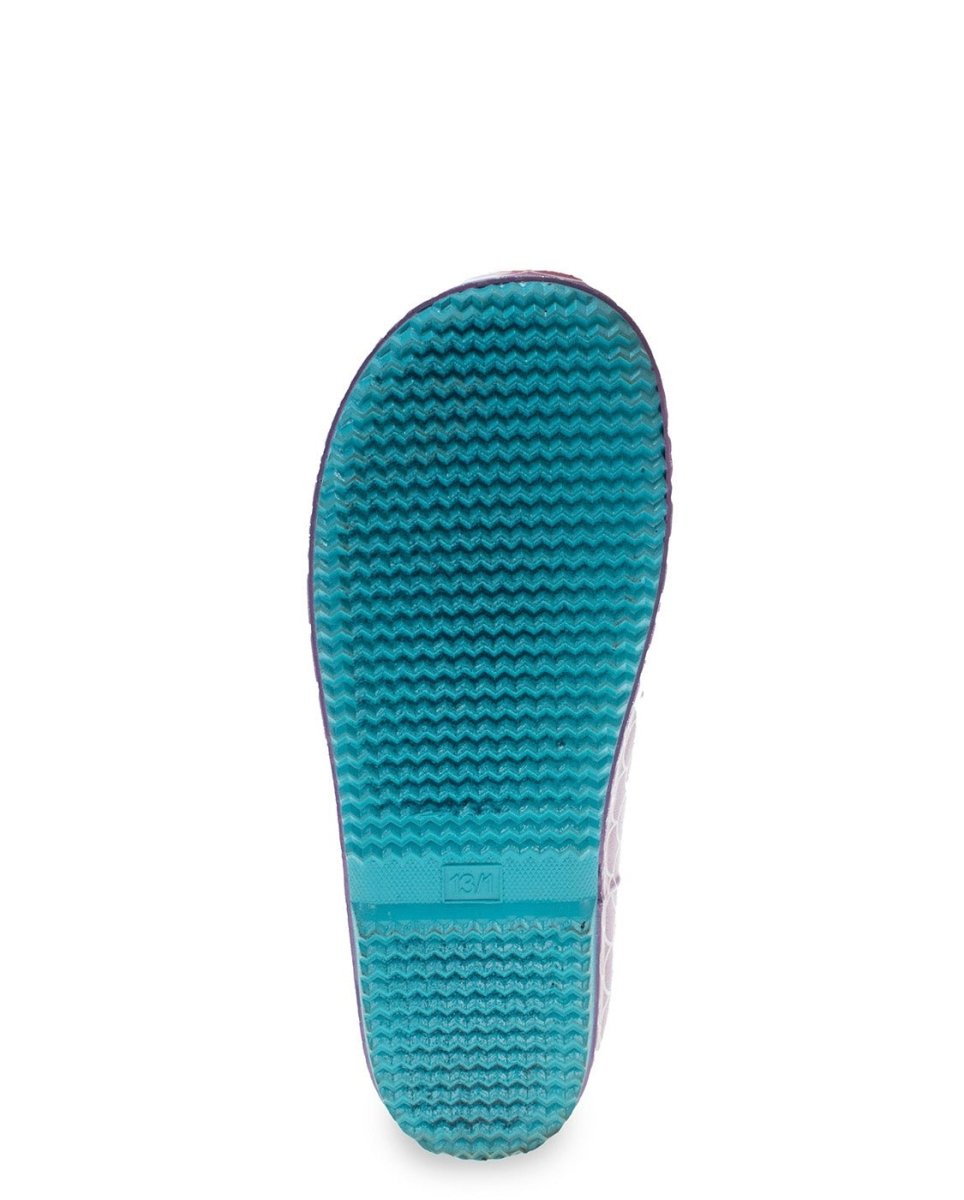 Kids Mermaid Tales Faux Fur Rain Boot - Aqua Rain Boots by Western Chief Kids' – Don't Panic Shoes