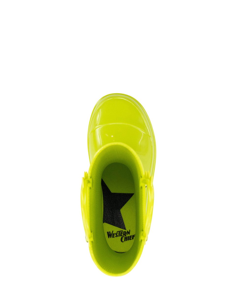 Kids Neon Rain Boot - Neon Green Rain Boots by Western Chief Kids' – Don't Panic Shoes