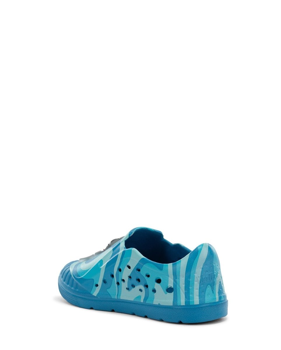 Kids Parker Shark Slip On - Blue Sandals by Western Chief Kids' – Don't Panic Shoes