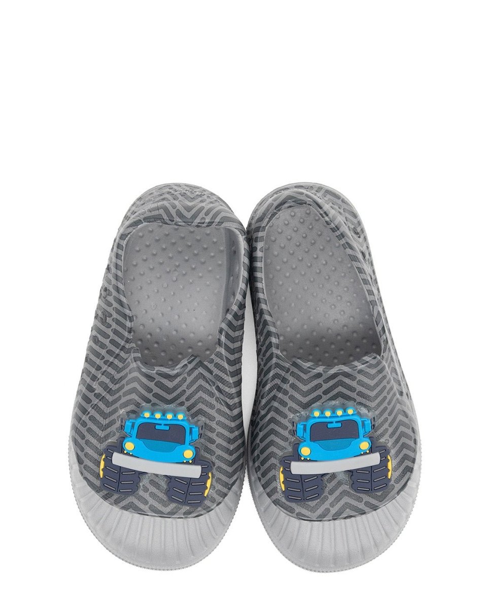 Kids Parker Truck Slip On - Gray Sandals by Western Chief Kids' – Don't Panic Shoes