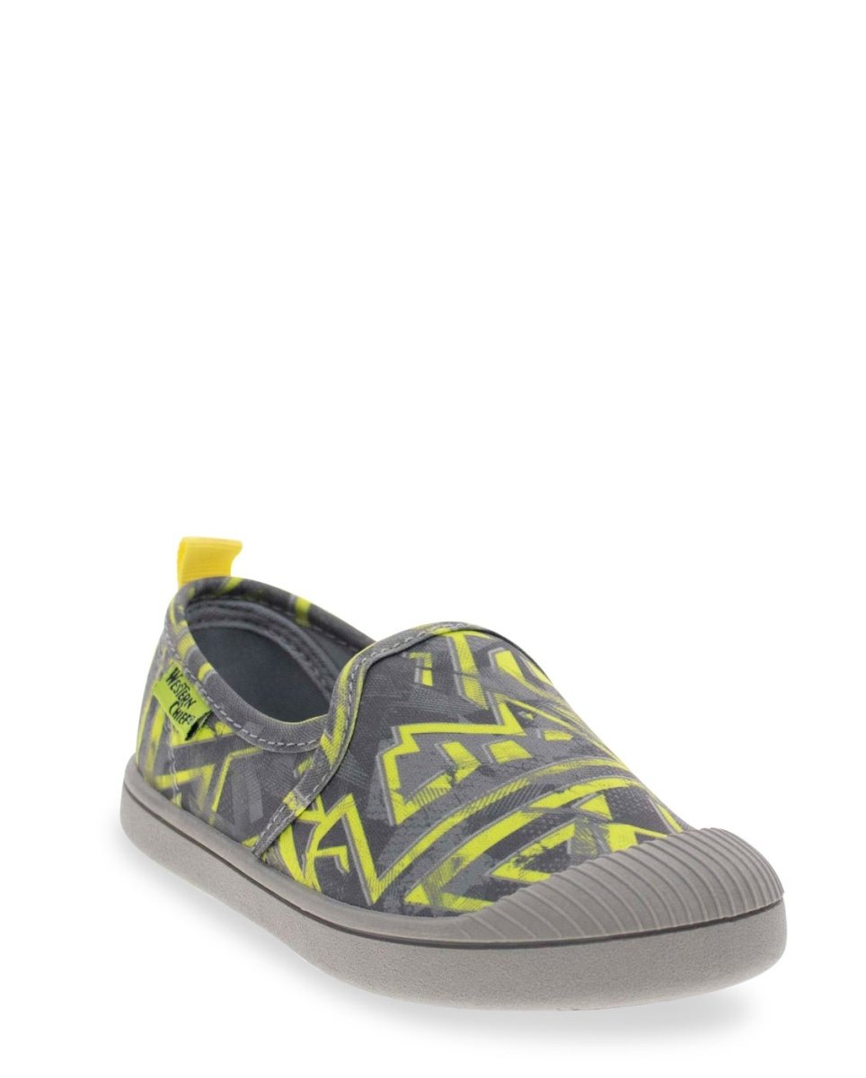 Kids Puddle Lazer Slip On - Gray Sneakers by Western Chief Kids' Sale – Don't Panic Shoes