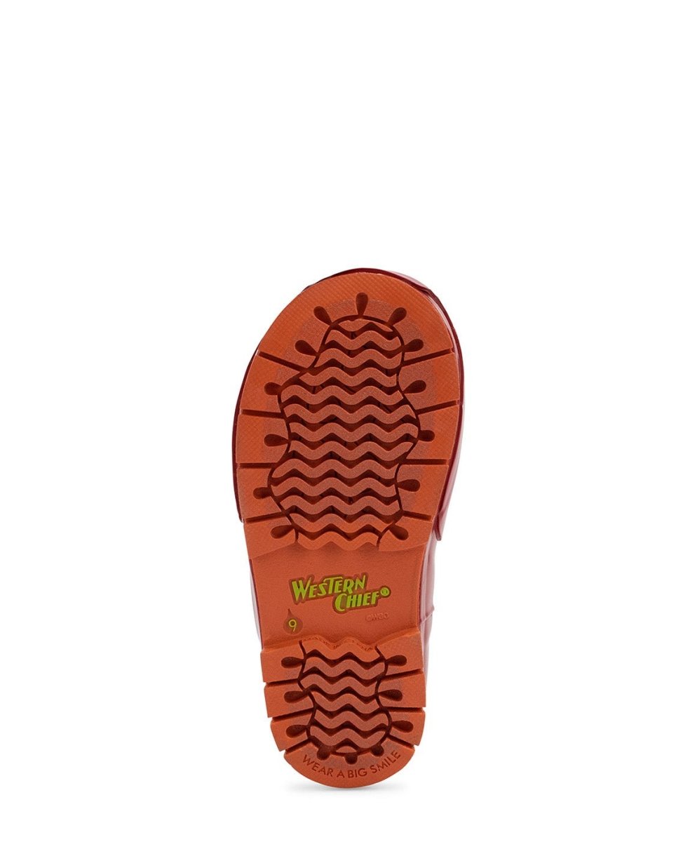 Kids Ritz Rooster Rain Boot - Red Rain Boots by Western Chief Kids' Sale – Don't Panic Shoes