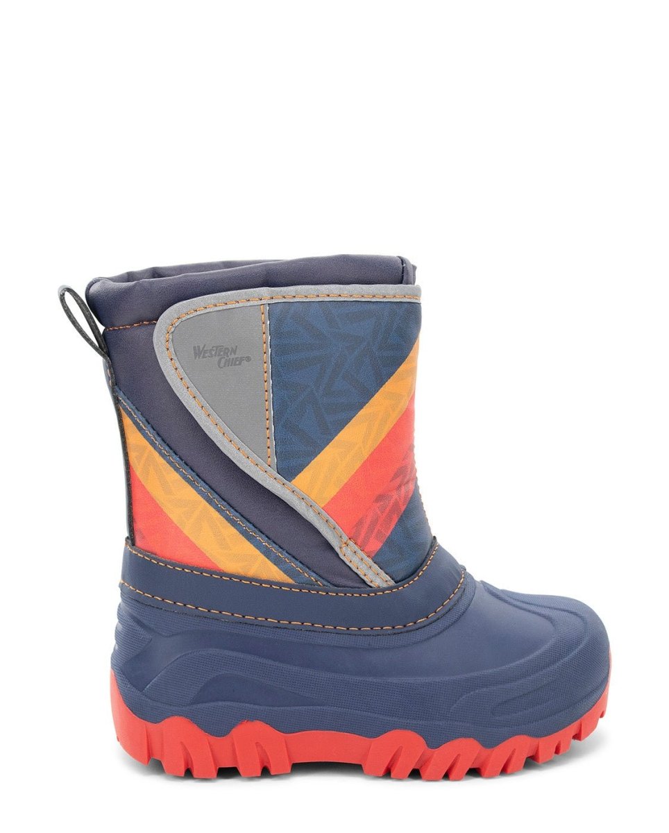Kids Selah Faux Fur Cold Weather Boot - Navy Snow Boots by Western Chief Kids' – Don't Panic Shoes