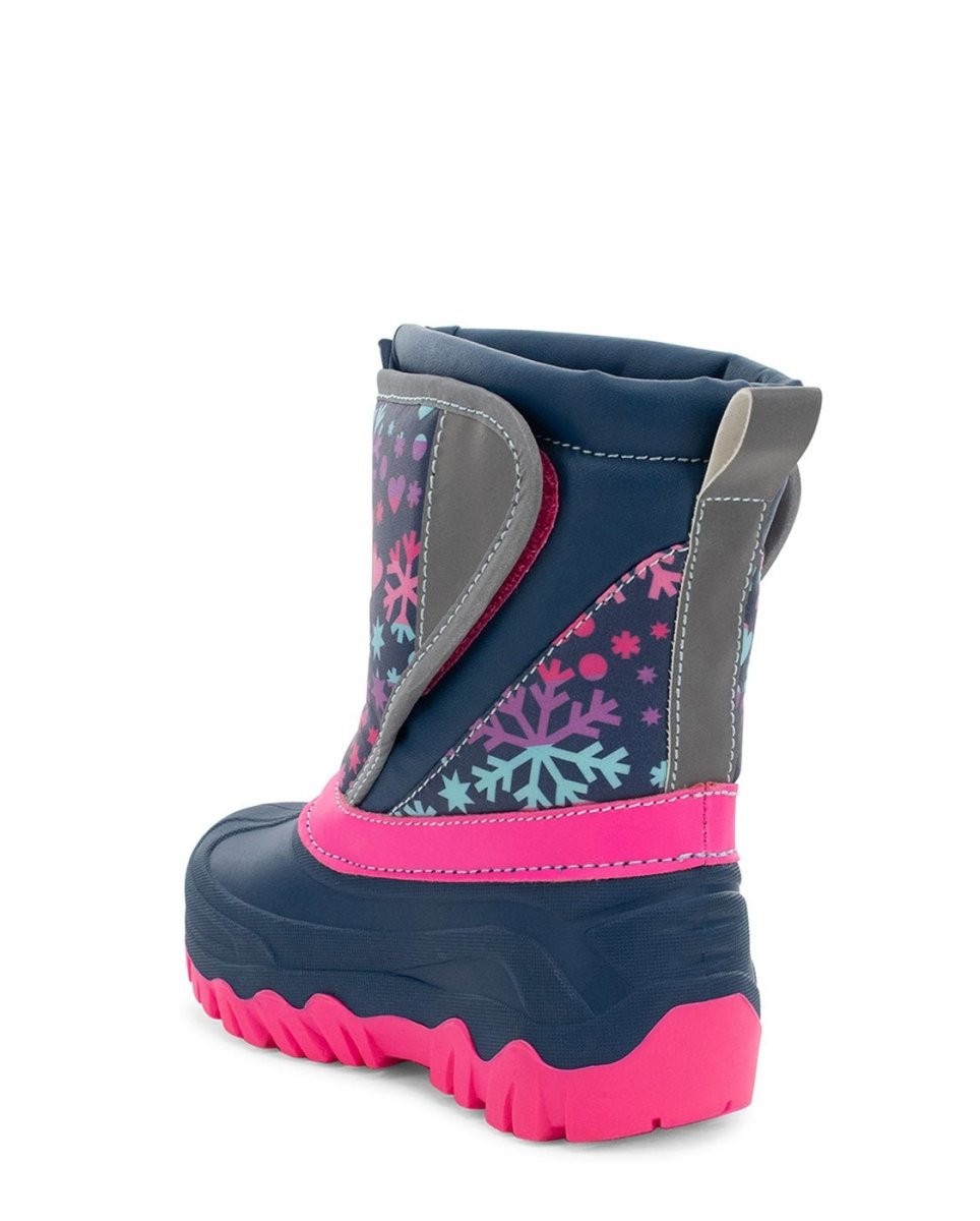 Kids Selah Faux Fur Cold Weather Boot - Navy Snow Boots by Western Chief Kids' – Don't Panic Shoes