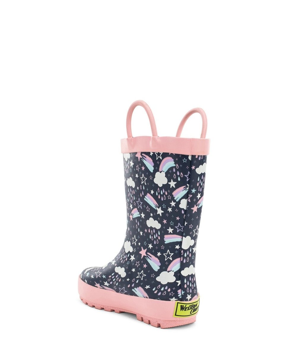 Kids Shooting Stars Rain Boot - Navy Rain Boots by Western Chief Kids' – Don't Panic Shoes