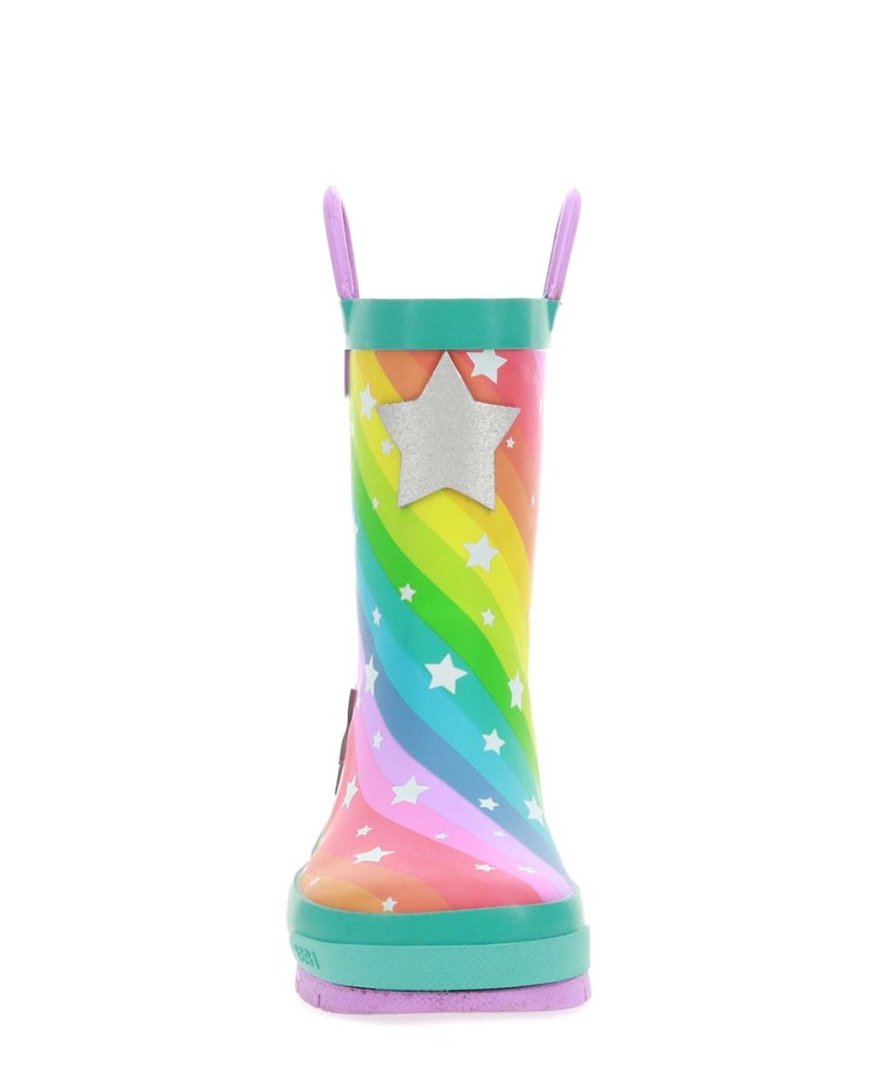 Kids Superstar Rain Boot - Teal Rain Boots by Western Chief Kids' – Don't Panic Shoes