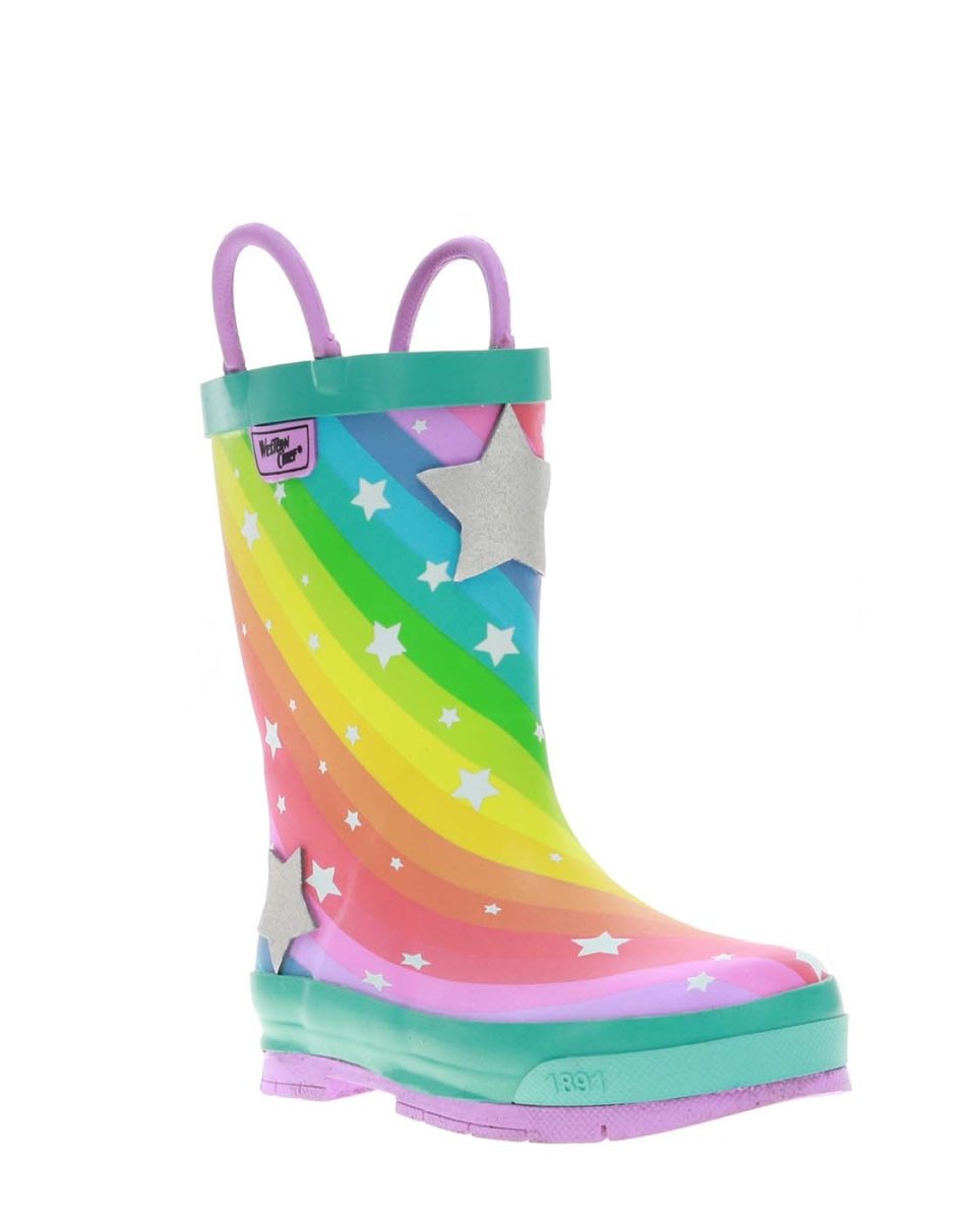 Kids Superstar Rain Boot - Teal Rain Boots by Western Chief Kids' – Don't Panic Shoes