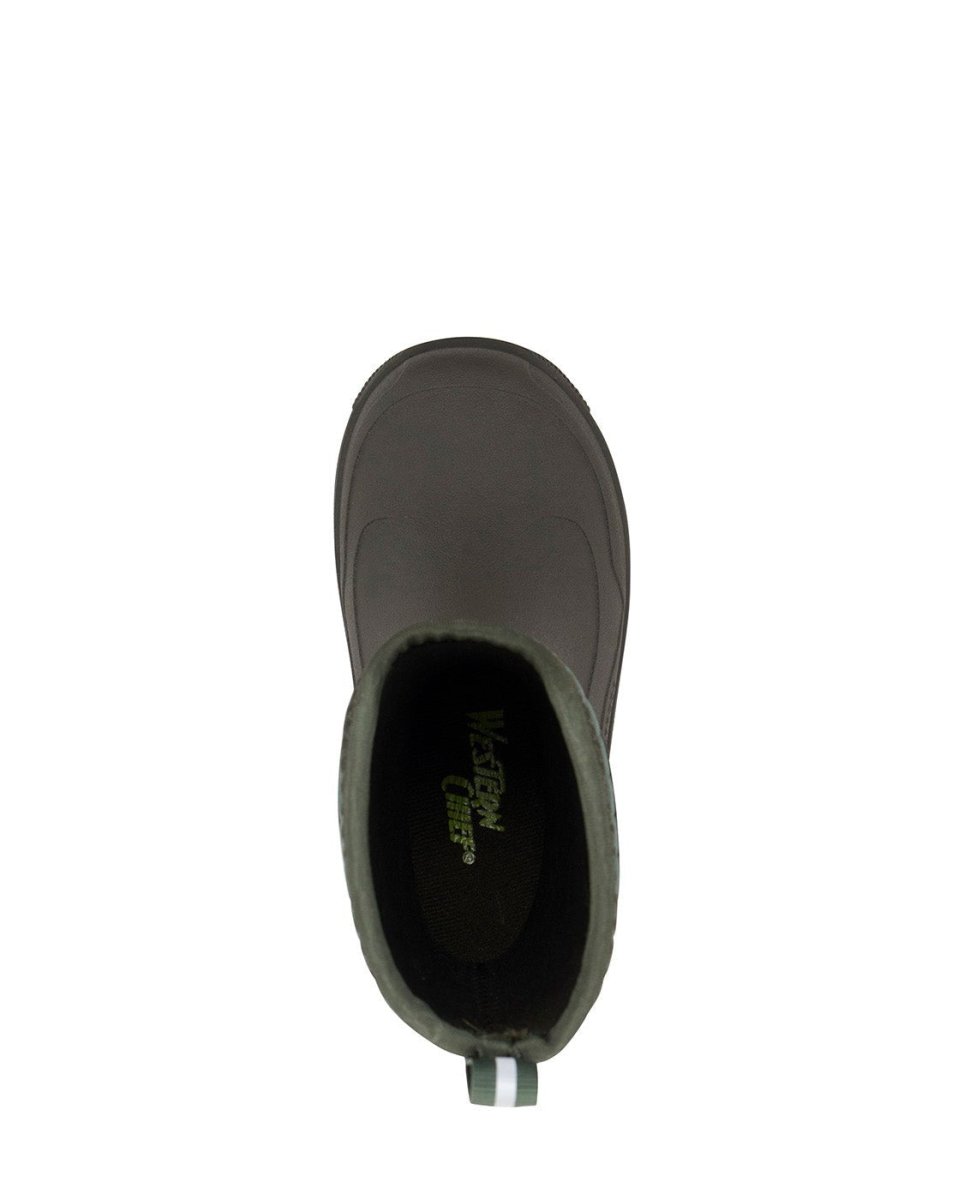 Kids Traverse Neoprene Cold Weather Boot - Olive Snow Boots by Western Chief Kids' – Don't Panic Shoes