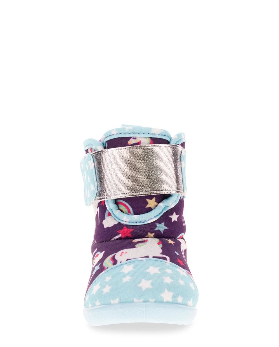 Kids Unicorn Dreams Baby Boot - Purple Slippers by Western Chief Kids' Sale – Don't Panic Shoes