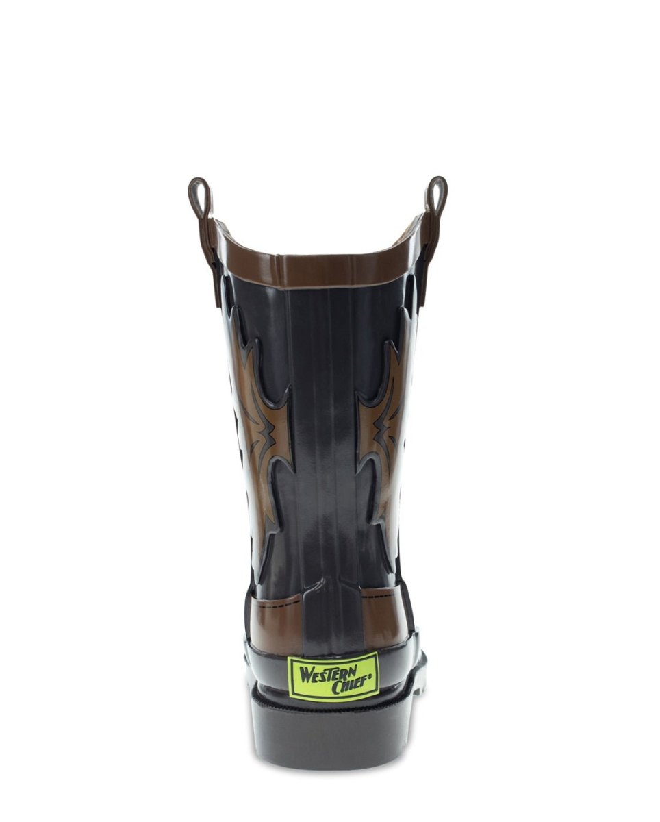 Kids Western Cowboy Rain Boot - Brown Rain Boots by Western Chief Kids' – Don't Panic Shoes