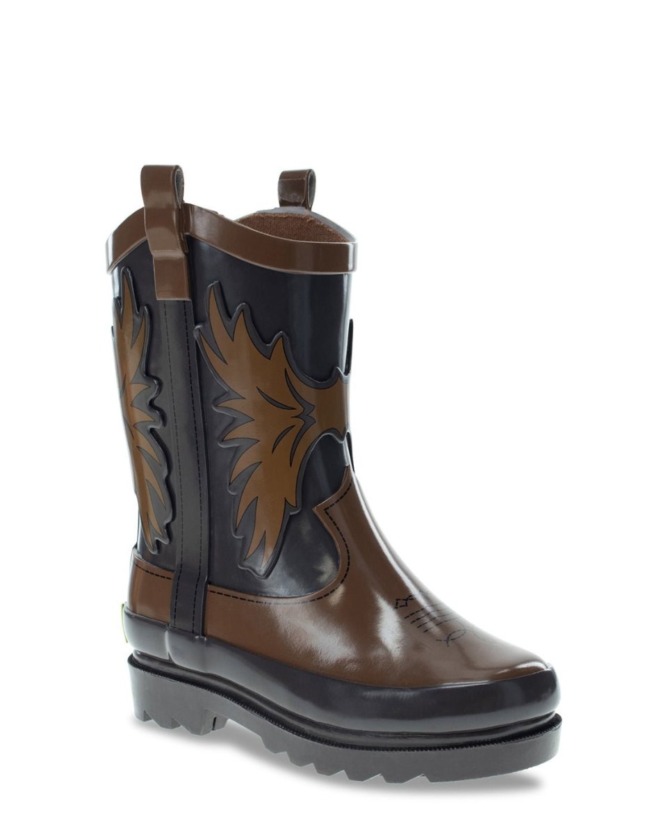 Kids Western Cowboy Rain Boot - Brown Rain Boots by Western Chief Kids' – Don't Panic Shoes