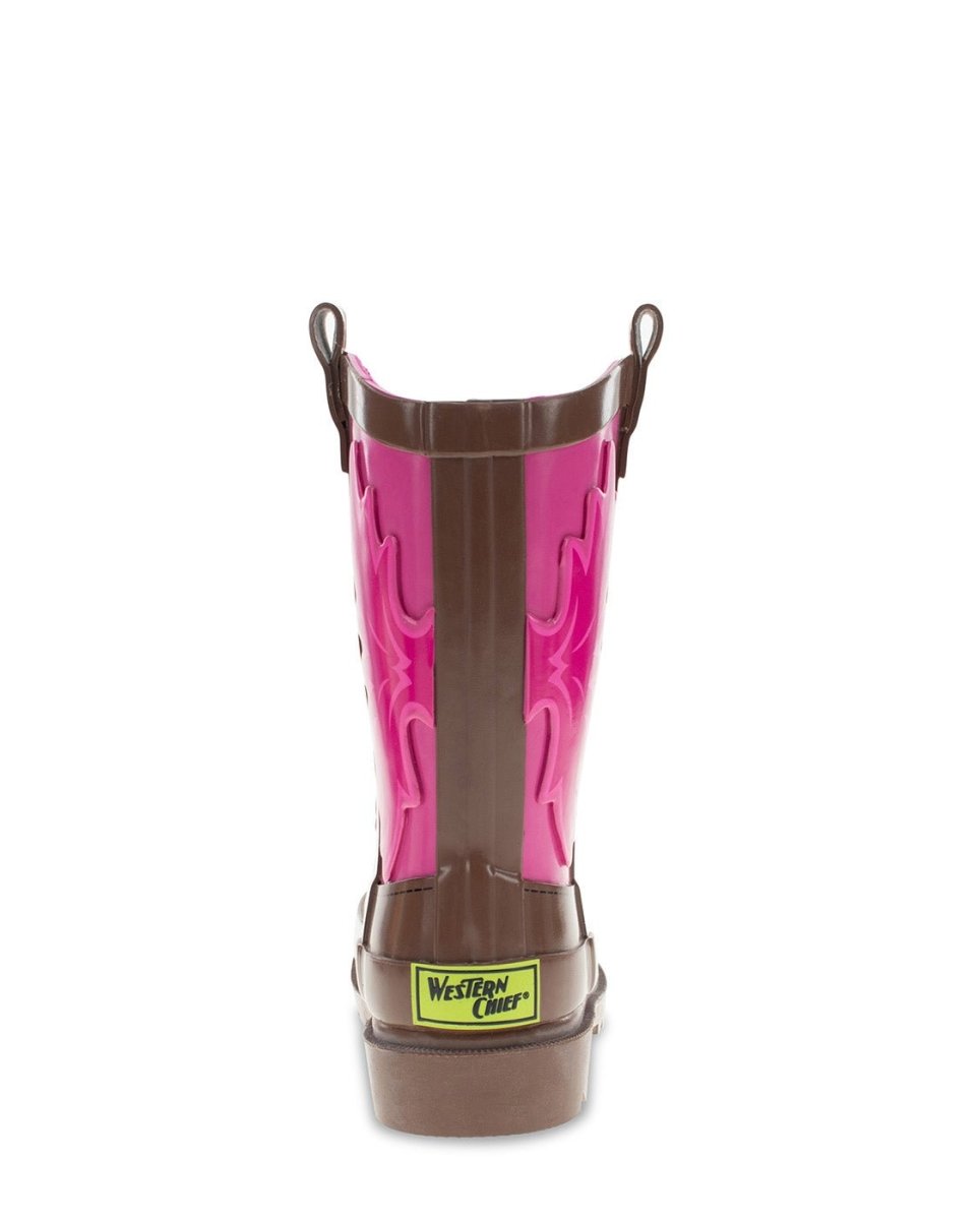 Kids Western Cowgirl Rain Boot - Pink Rain Boots by Western Chief Kids' – Don't Panic Shoes