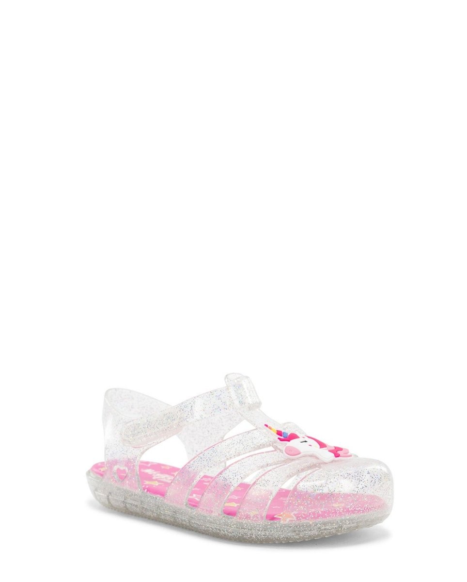 Kids Wonder Everglitter Unicorn Lighted Sandal - Silver Sandals by Western Chief Kids' – Don't Panic Shoes