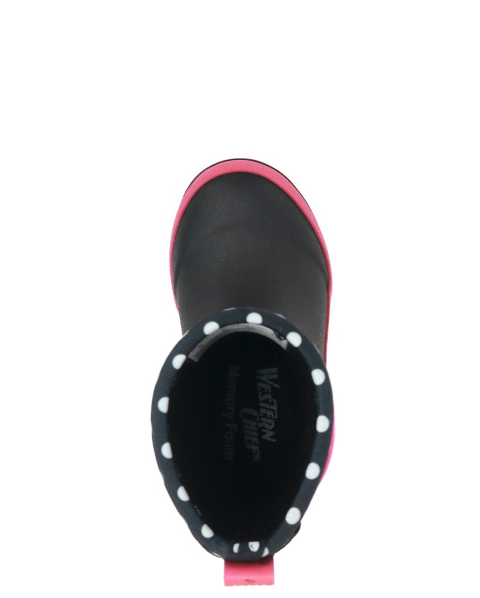 Kids Youth Chloe Dot Neoprene Cold Weather Boot - Black Snow Boots by Western Chief Kids' Sale – Don't Panic Shoes