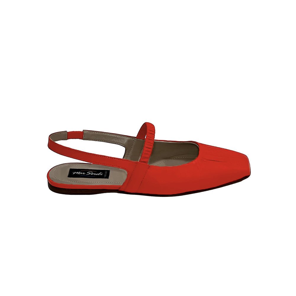 Koala Slingback Flat AragoSta Women’s Calf Leather Sling Back Flats by Mar Soreli – Don't Panic Shoes