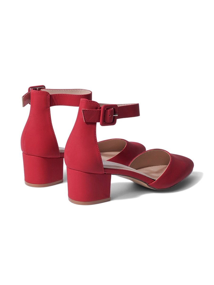 Krista | Red Heels by J.Adams – Don't Panic Shoes