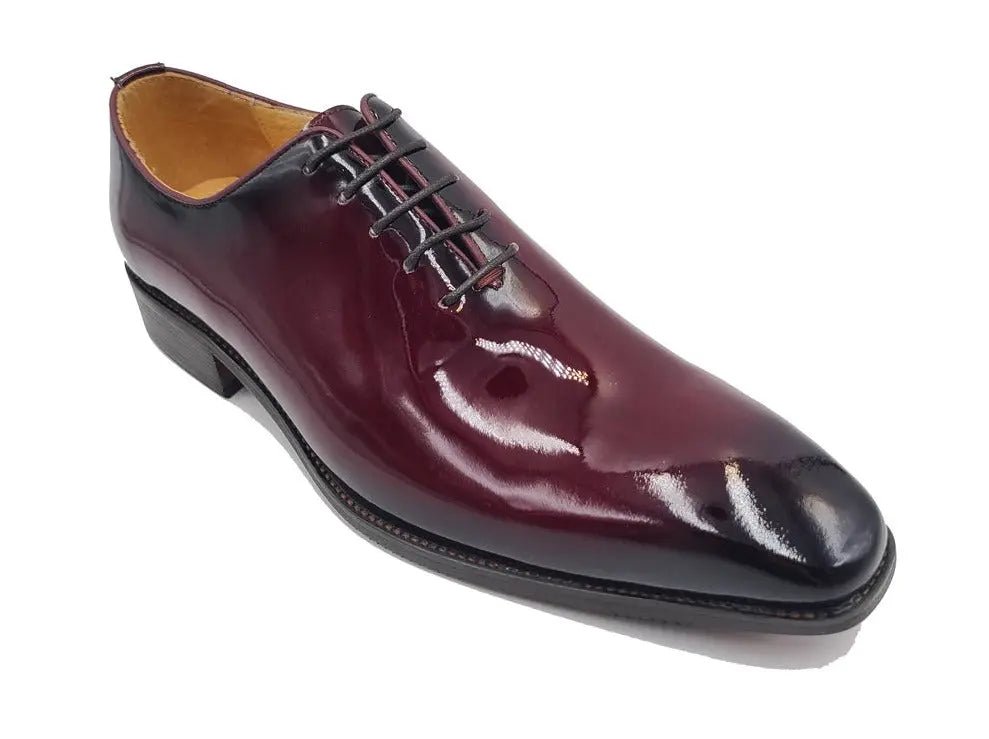 Ks Wholecut Burnished Oxford Patent Leather Ks503 - 101p Shoes by Carrucci Shoes – Don't Panic Shoes